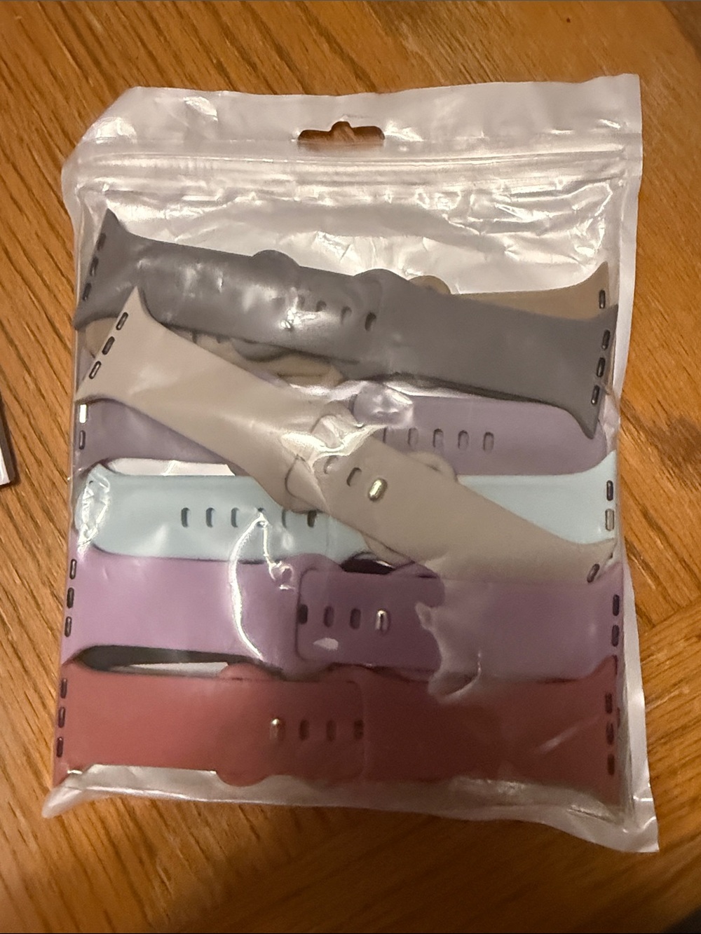 Silicone Smartwatch Replacement Bands – Pastel Multi-Color Set (9)